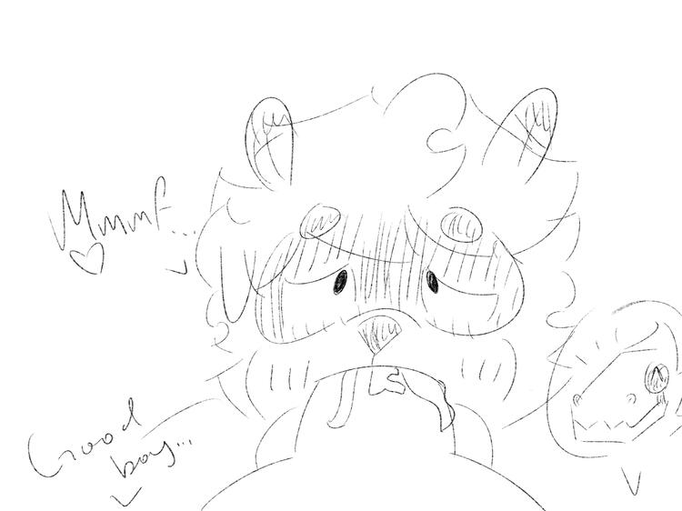 He's enjoying it alot don't worry - Nobody Yoshi