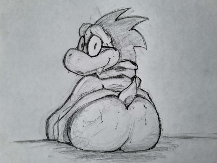 Bowary hidden ass (The shirt hides like alot about em) - Drawn by Davi