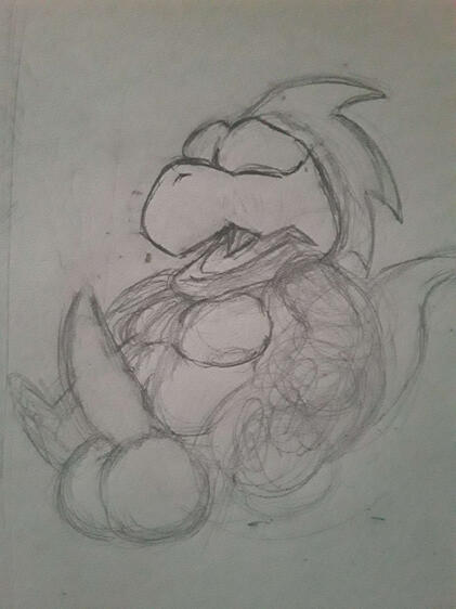 If they had some Heff onto them they would have this size - Drawn by Davi