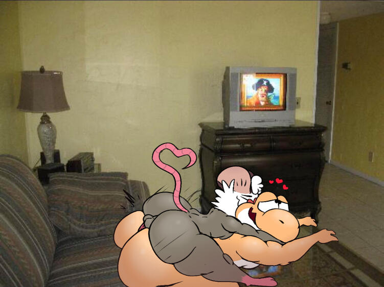 Knobby having quite more fun - Drawn by Joe