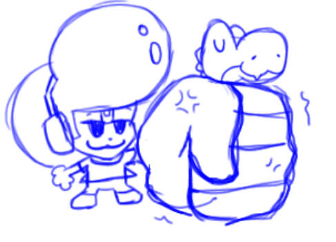 Man handling - Drawn by Matty