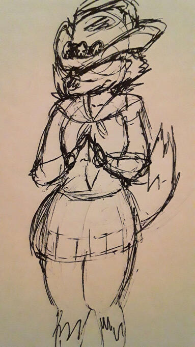 The Consept art of Swaku, This was drawn by my Davi i like to call him