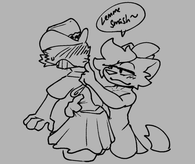 Consept art but Zory is simpin - Drawn by ZoryX