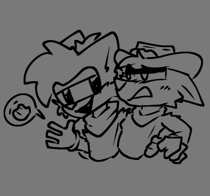 Zory liking Swaku for a whiley~ - Drawn by Zoryx