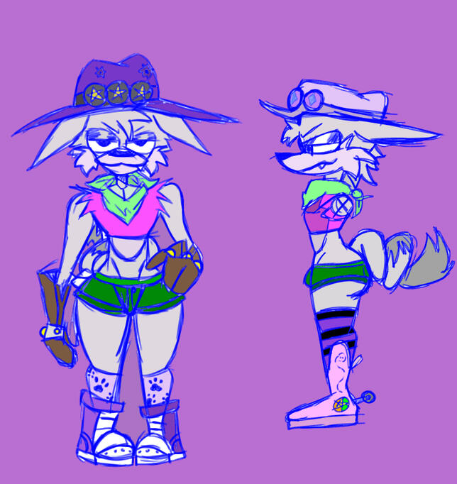 Alt wear for him if he isn't shy to head out to find something.. (Still kanda shy but more.. ready to go out.) - Drawn by Matty - Colored in by me