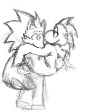 My homie's Oc X My Oc. (He bearly does Digi art but... it looks amazing..)