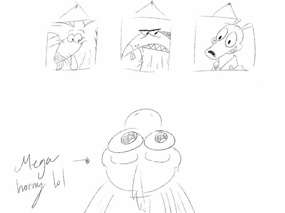 I Adore these character's also I DO NOT GET MEGA HORNI FROM THEM. - Drawn by Nobody Yoshi