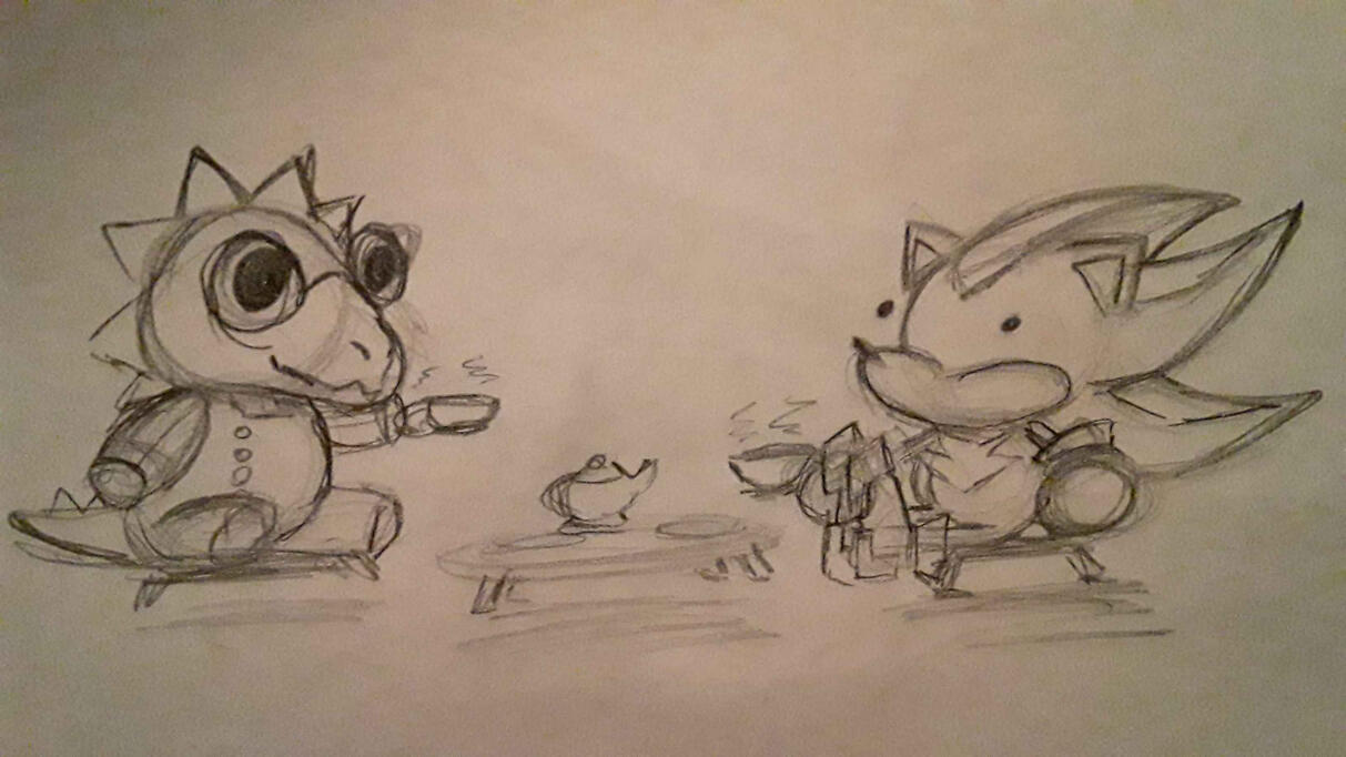 Shut up!!, The Toys are having Tea time.. - Davi